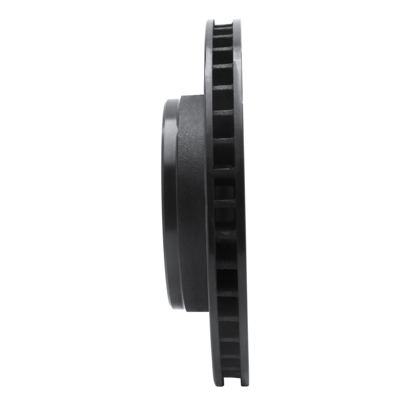 Dodge Nitro Brake Rotor (1) - Front Left - R1 Concepts - Drilled & Slotted - Black - `07-`12